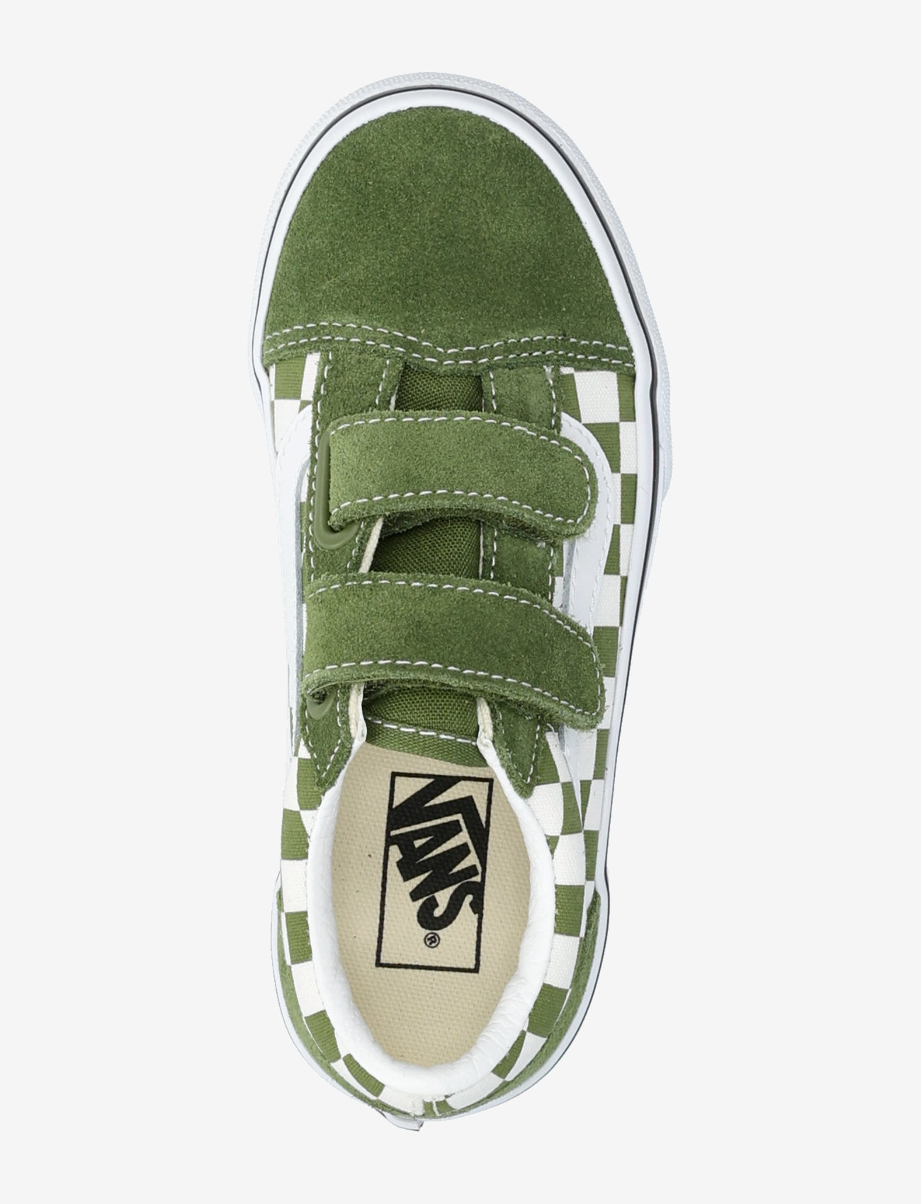 VANS - Old Skool V - color theory checkerboard pesto - 3