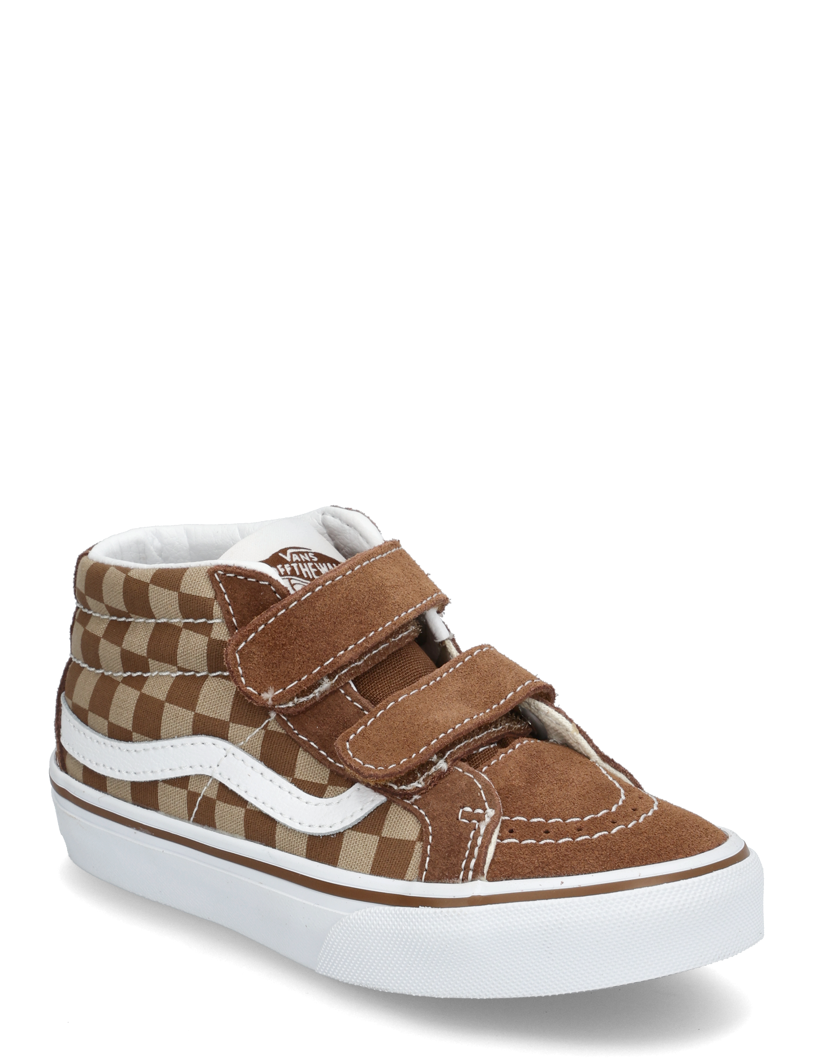 VANS SK8-Mid Reissue V -  - NEUTRAL CHECKERBOARD BROWN/TRUE WHITE / brown