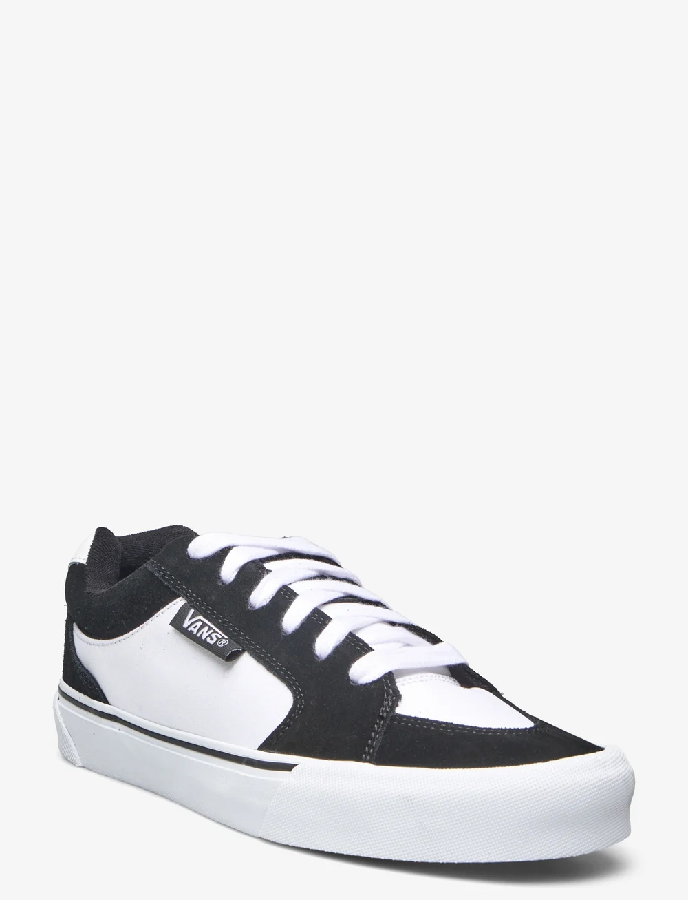 All white vans no laces sales