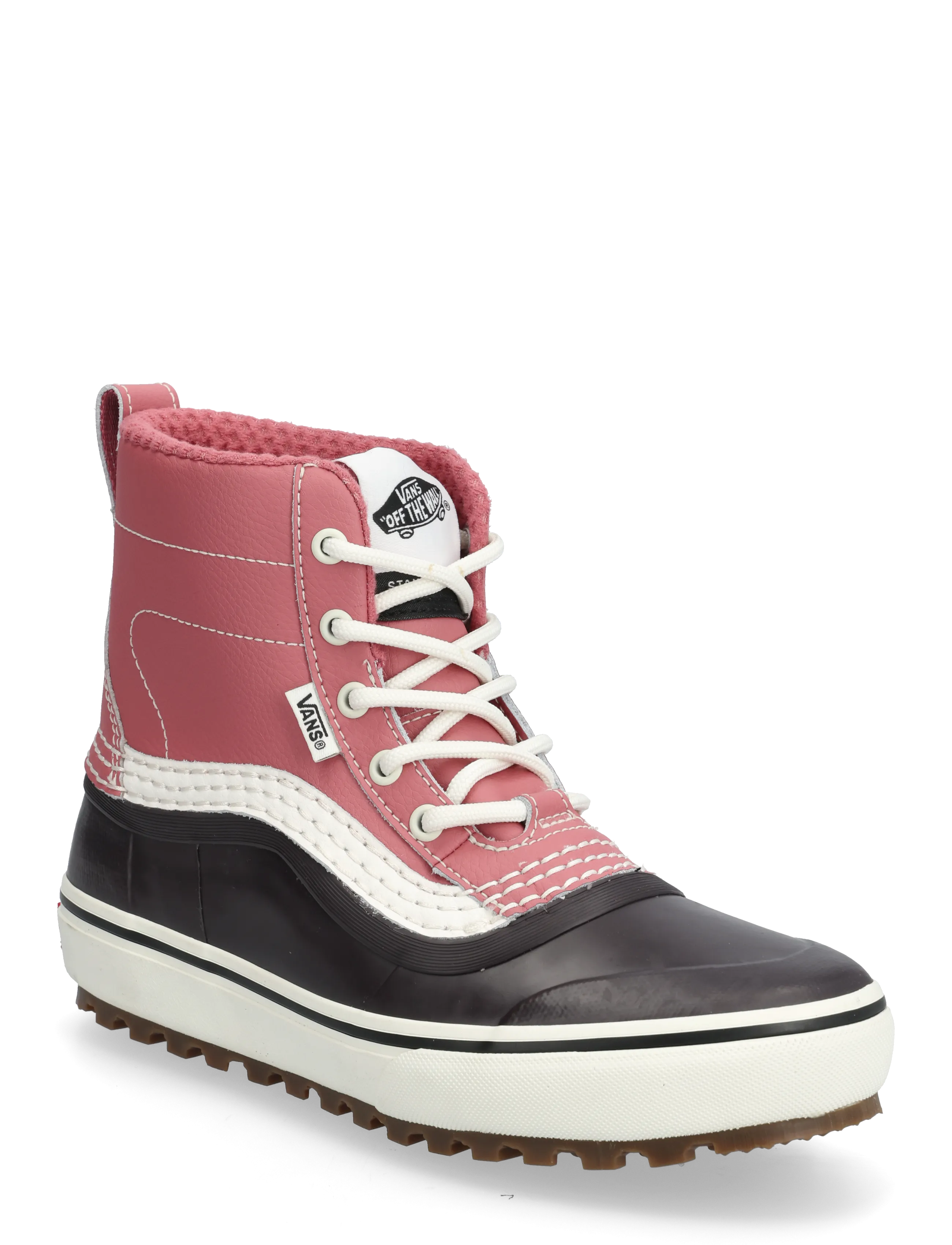 VANS MTE Standard Mid Waterproof - Sko - DARK PORT / pink/rose
