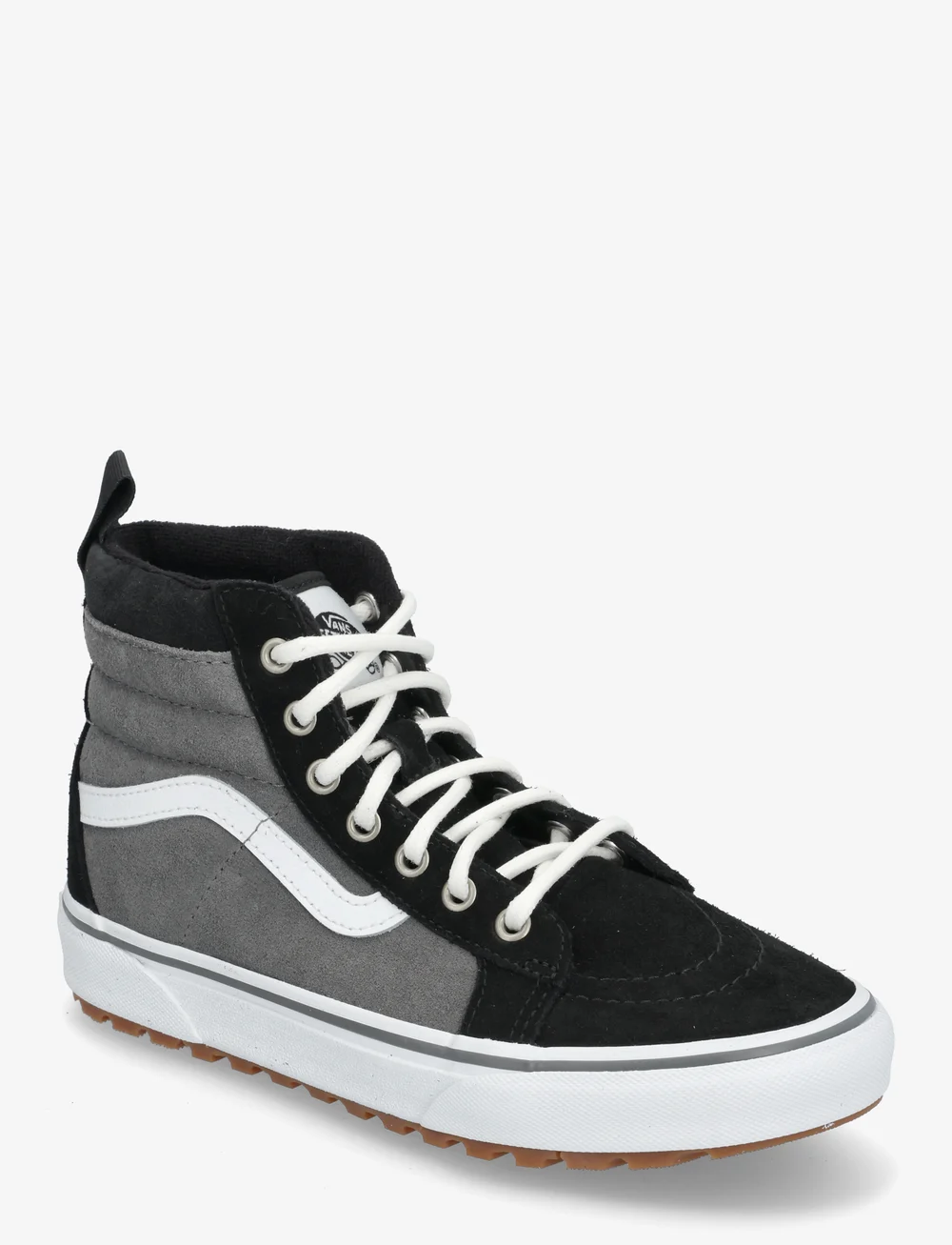 Black and grey high top vans shop