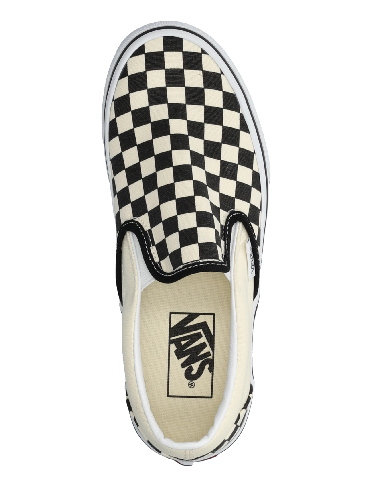 VANS - Classic Slip-On - canvas-sneaker - blk&whtchckerboard/wht - 3