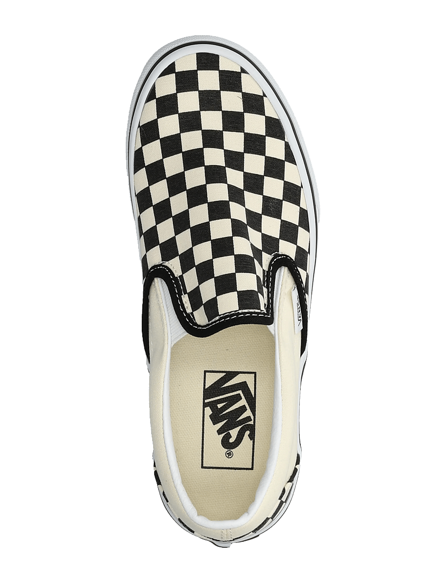 VANS - Classic Slip-On - canva sneakers - blk&whtchckerboard/wht - 3