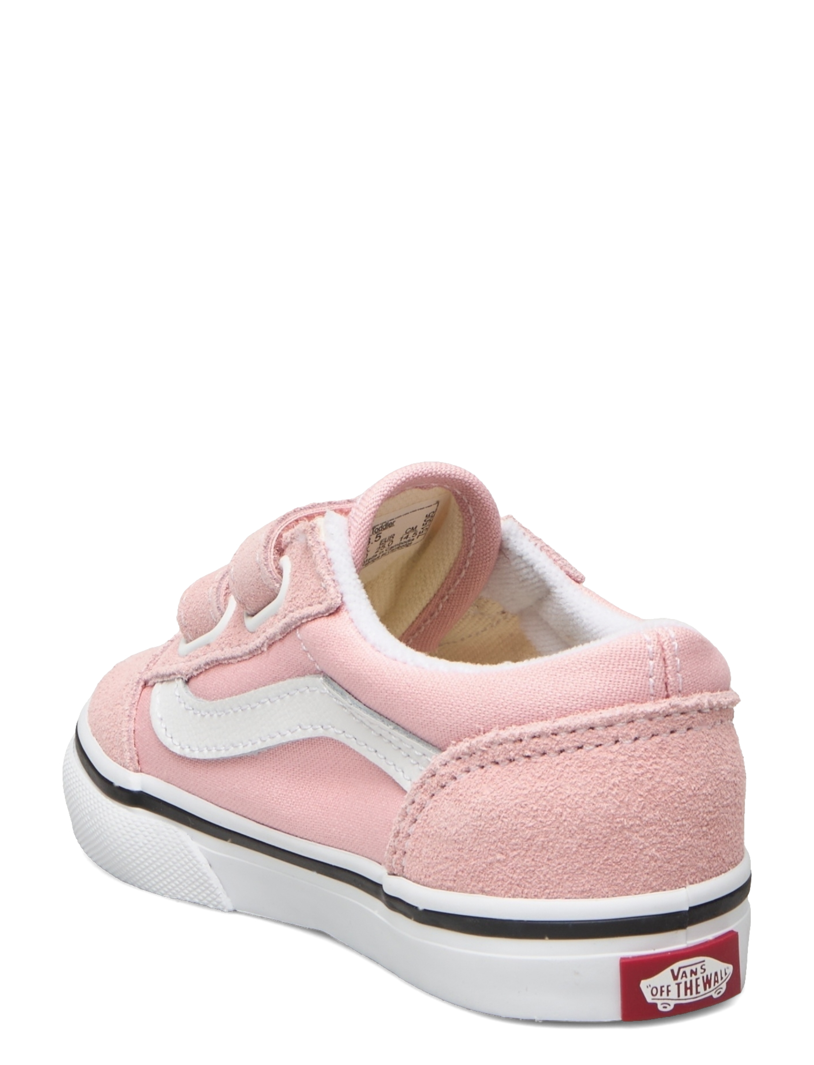 VANS - Old Skool V - låga sneakers - powder pink/true white - 2