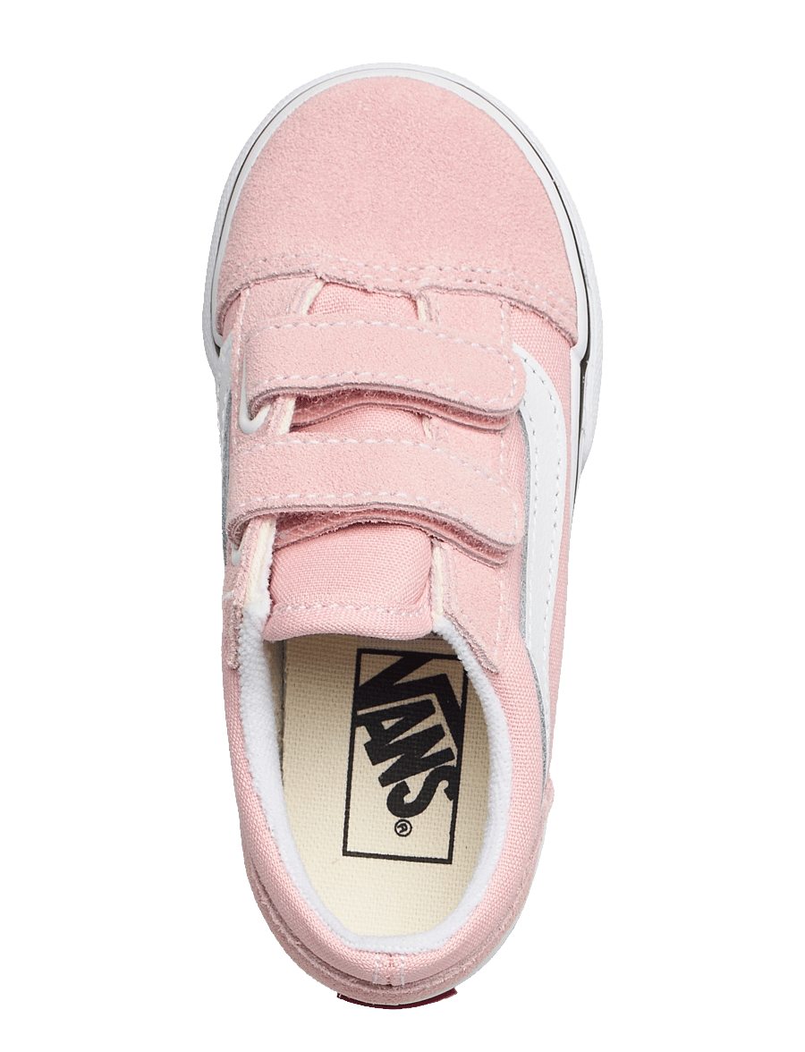 VANS - Old Skool V - tennised - powder pink/true white - 3