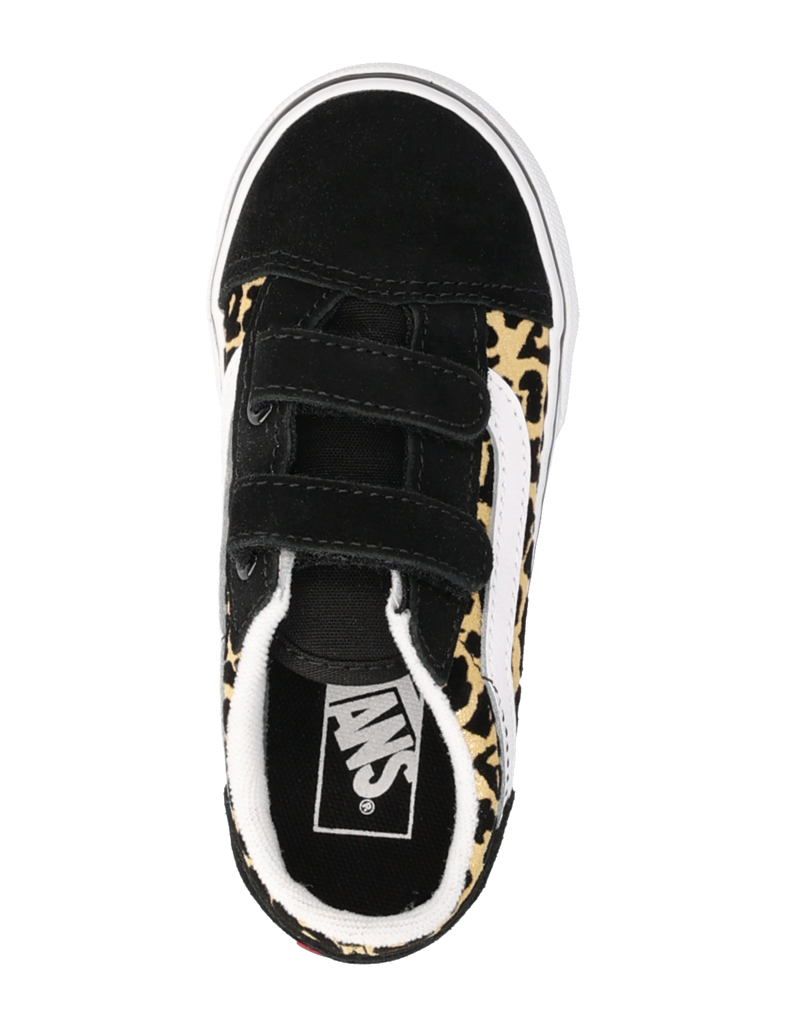 VANS - TD Old Skool V - (flocked leopard)blktrwht - 3