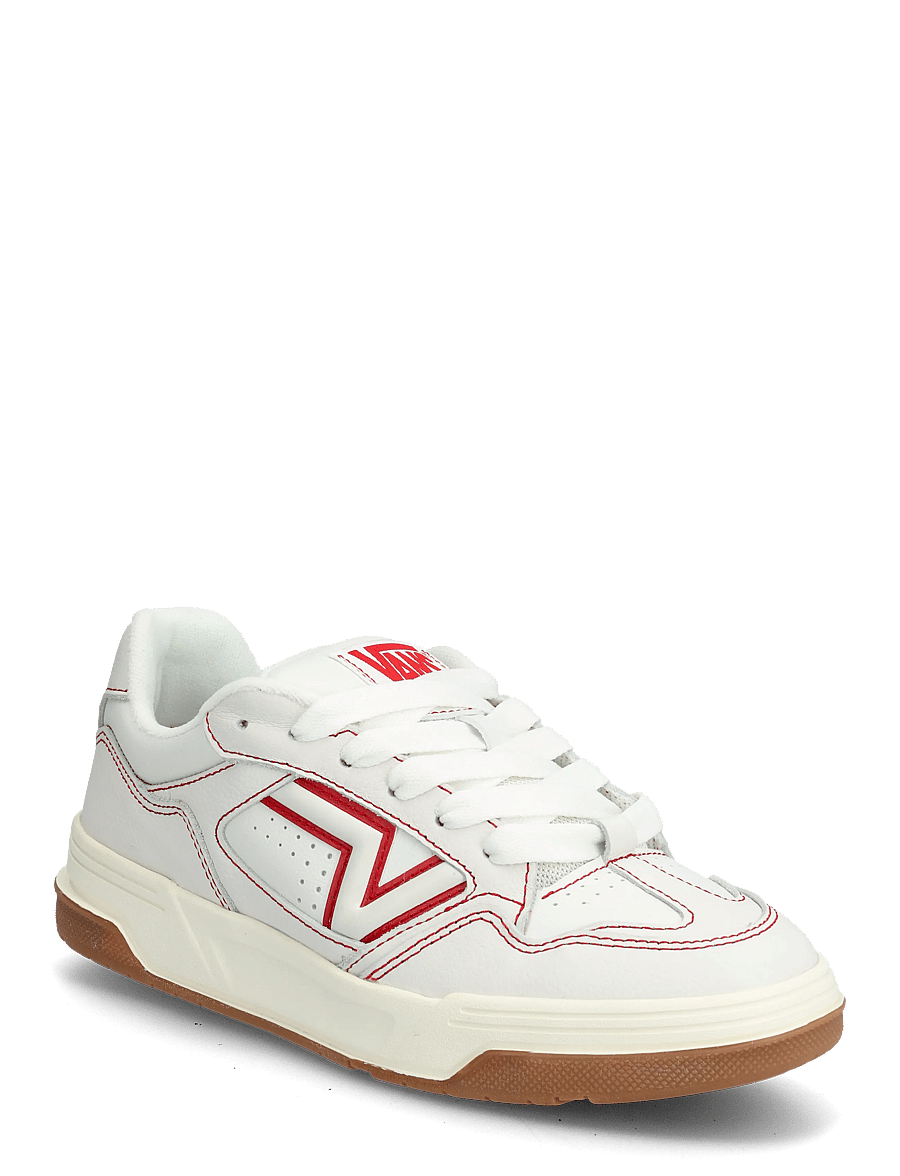 VANS - Upland - lave sneakers - white/red - 0