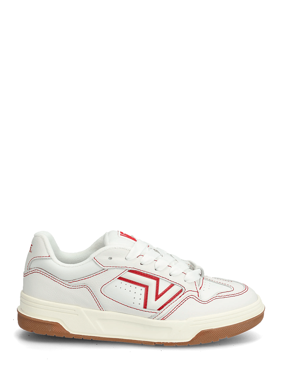 VANS - Upland - lave sneakers - white/red - 1