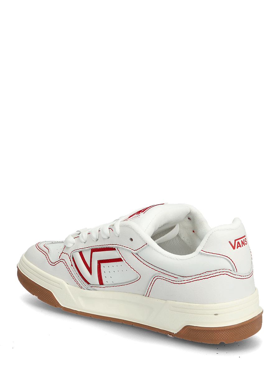 VANS - Upland - lave sneakers - white/red - 2