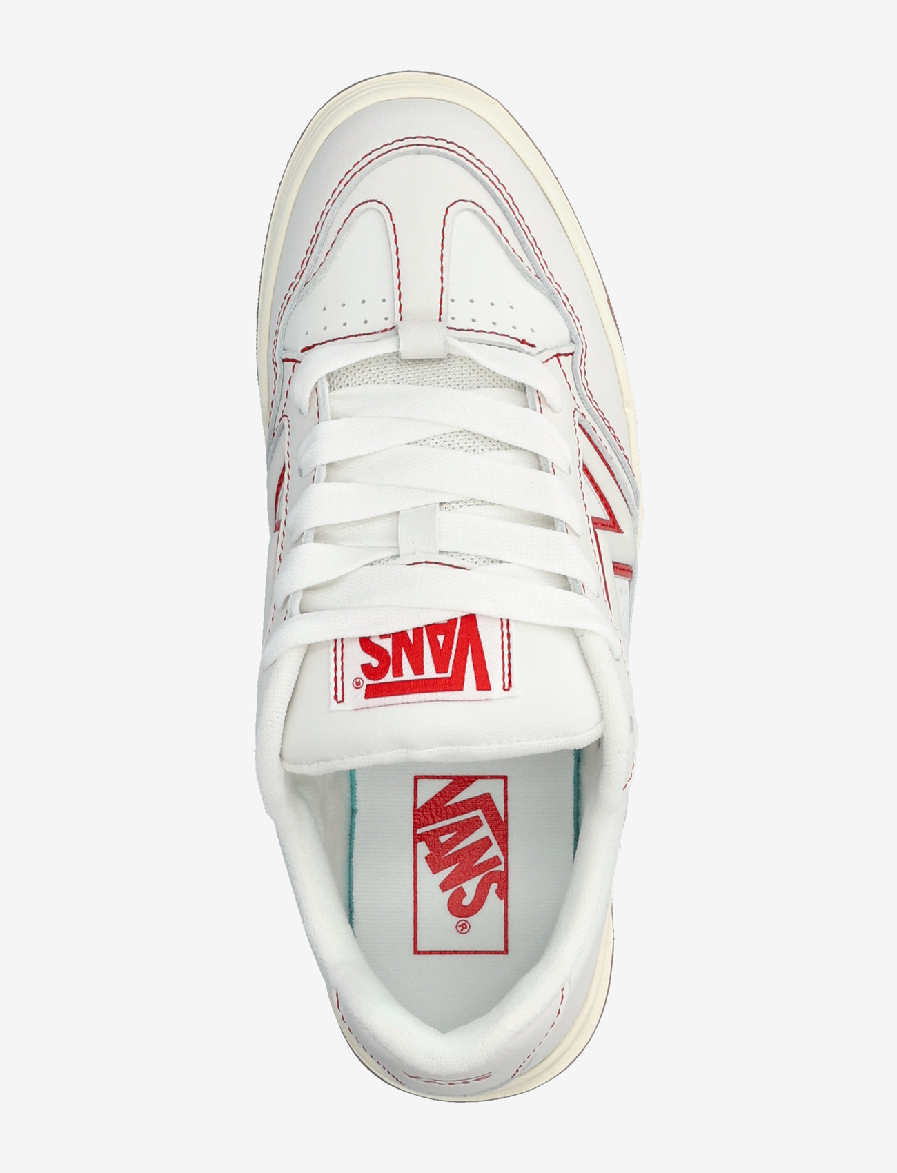 VANS - Upland - niedriger schnitt - white/red - 3