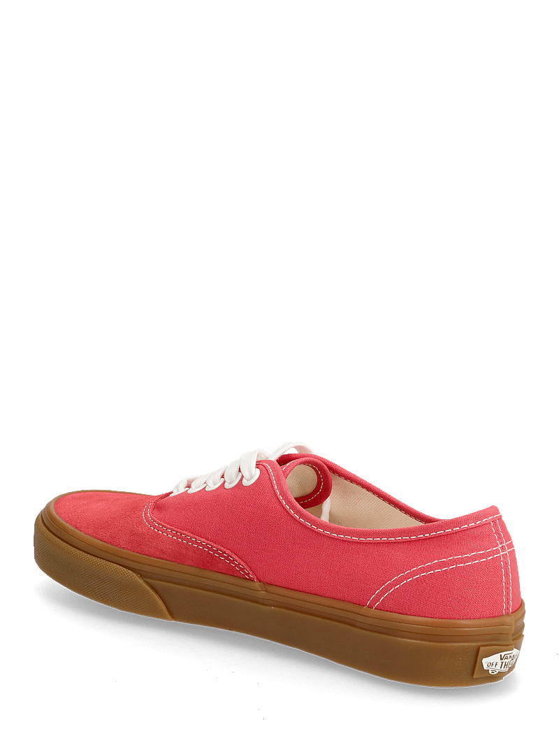 VANS - Authentic - lave sneakers - red/gum - 2