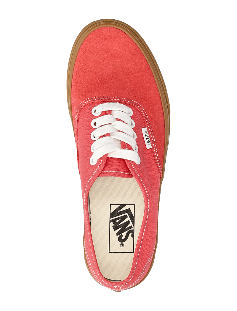 VANS - Authentic - lave sneakers - red/gum - 3