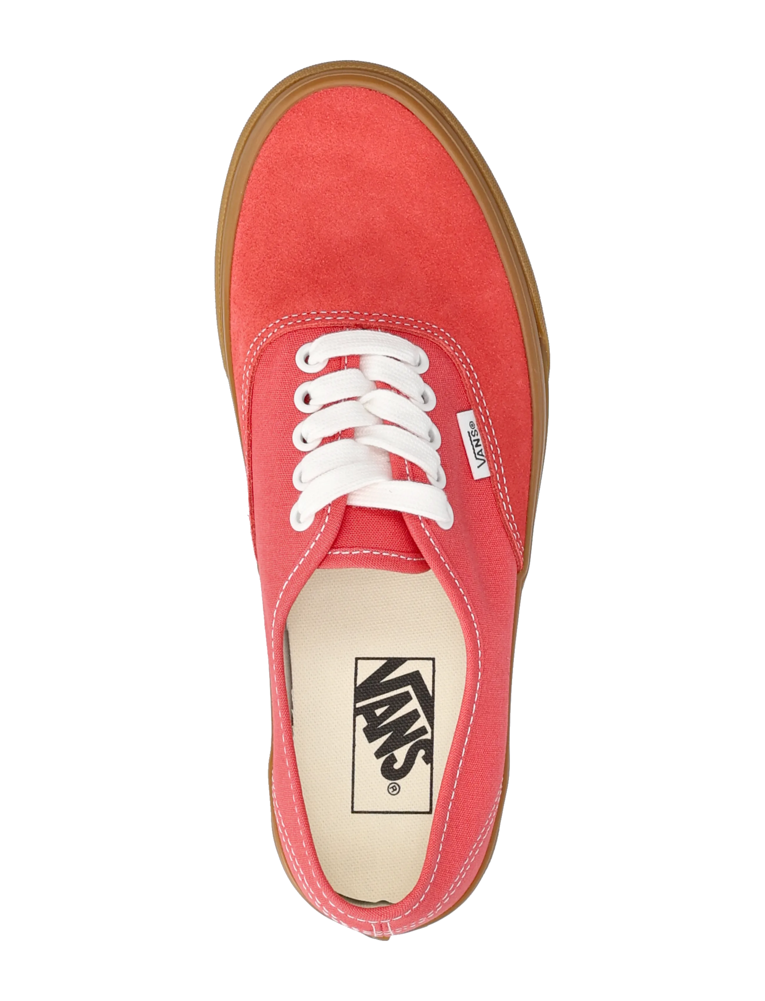VANS - Authentic - sneakers - red/gum - 3