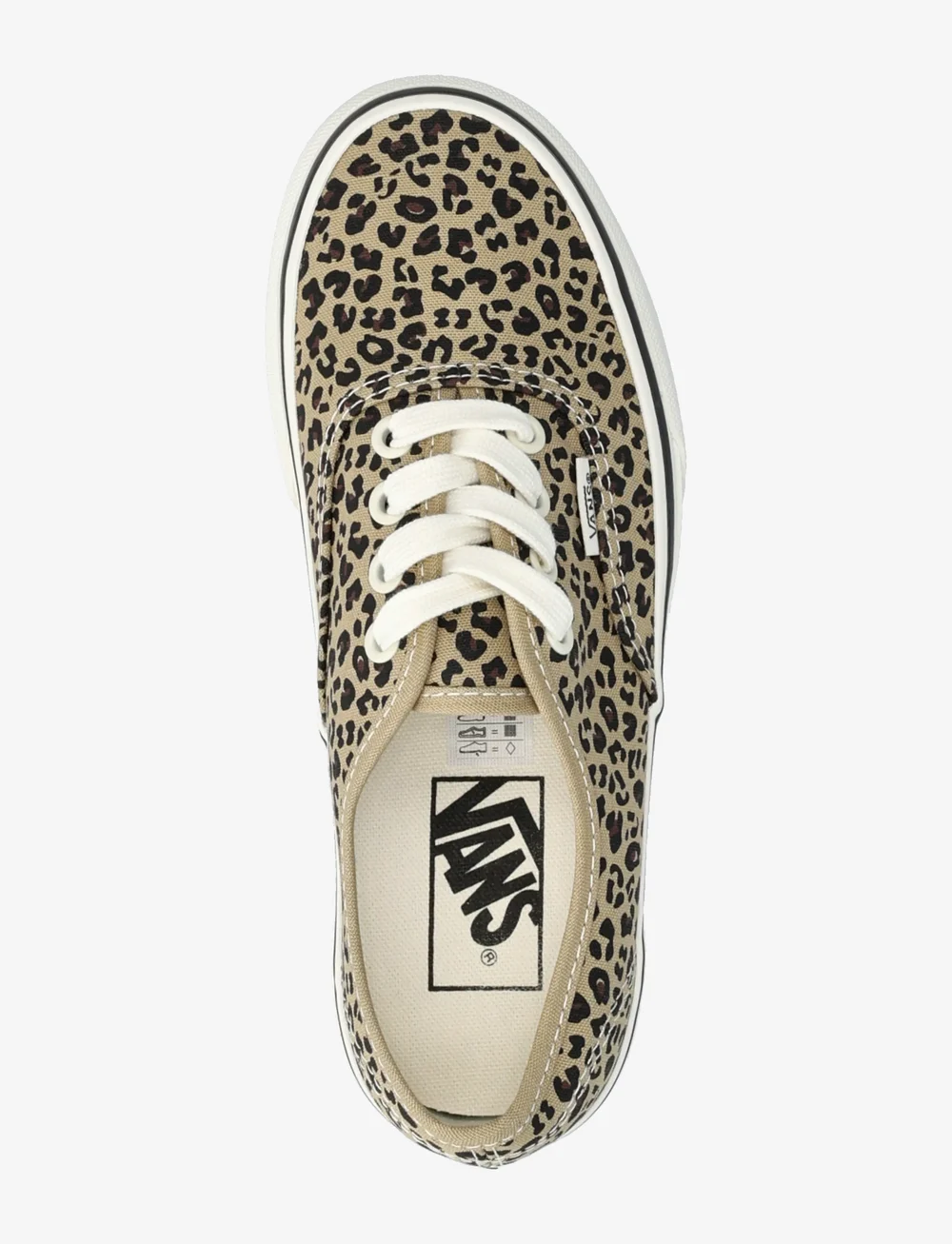 VANS - Authentic - low top sneakers - black/leopard - 3
