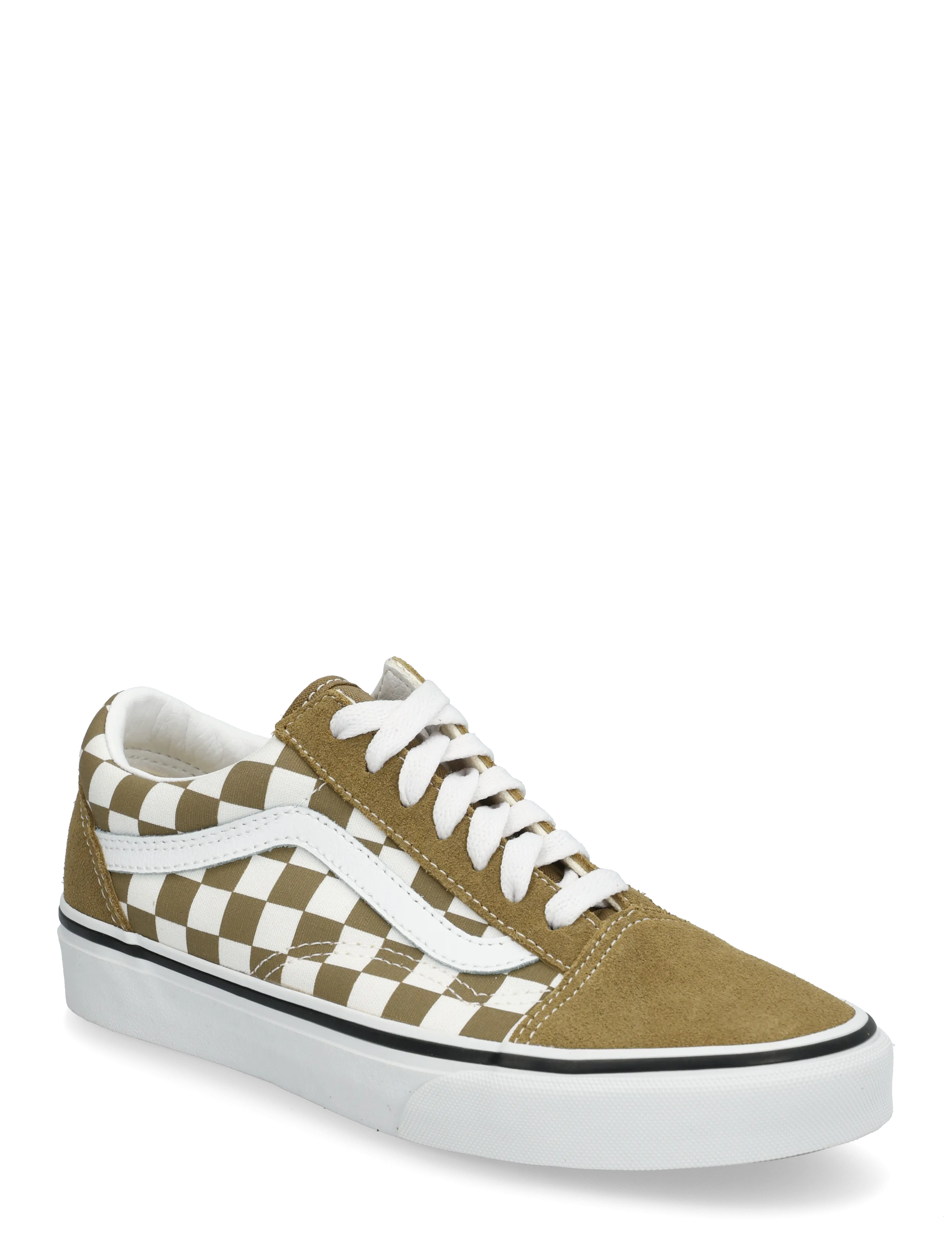 VANS Old Skool, Skakternet Old Skool Sneakers, Kakigrøn, Str: 40.5