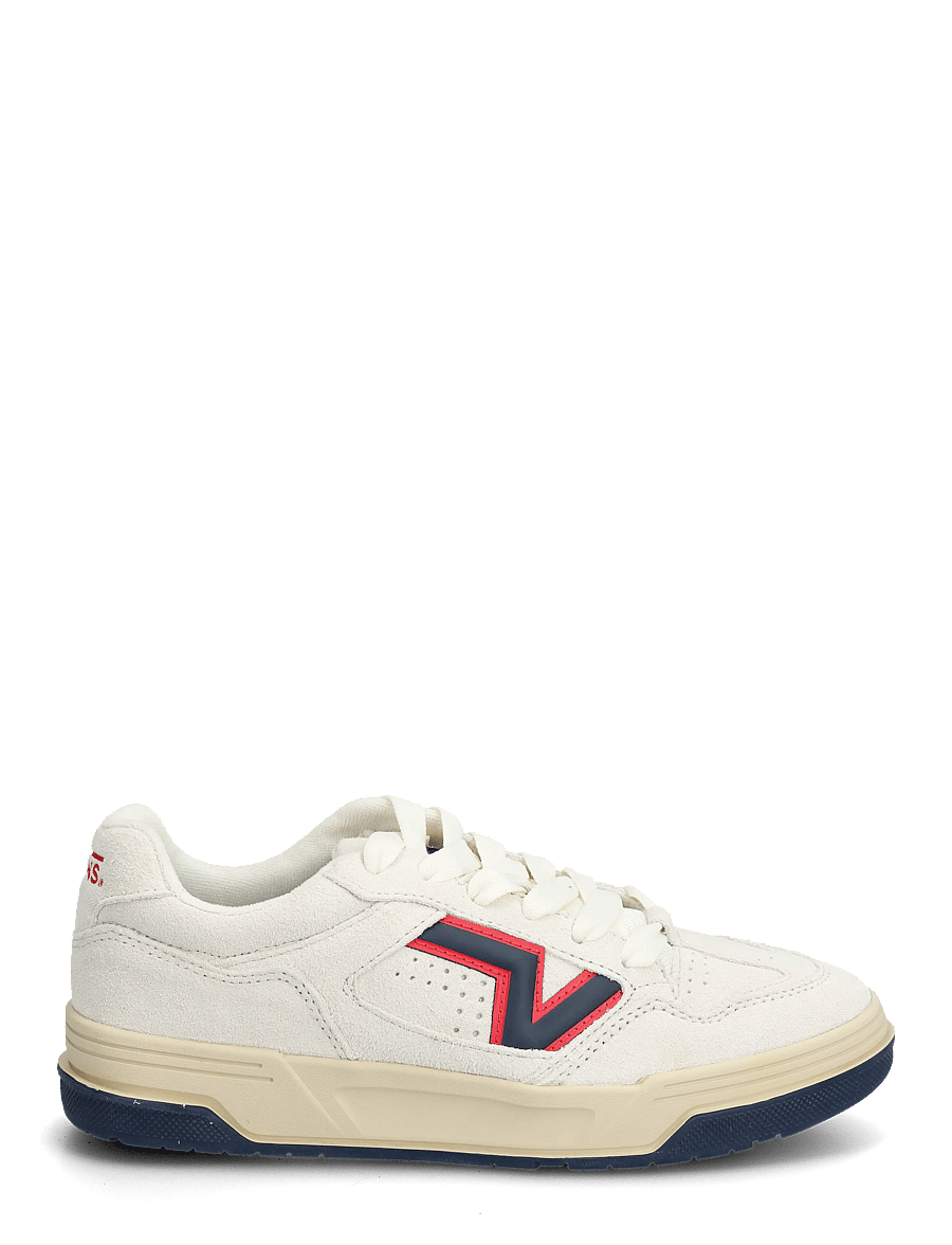 VANS - Upland - lave sneakers - white/red - 1