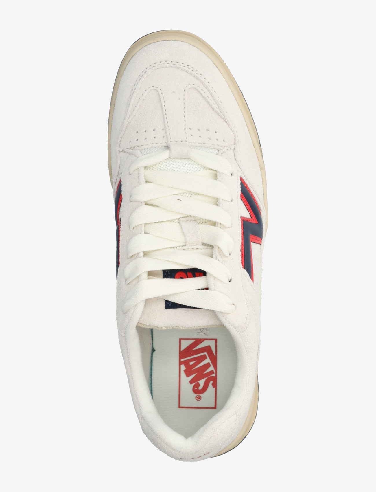 VANS - Upland - low top sneakers - white/red - 3