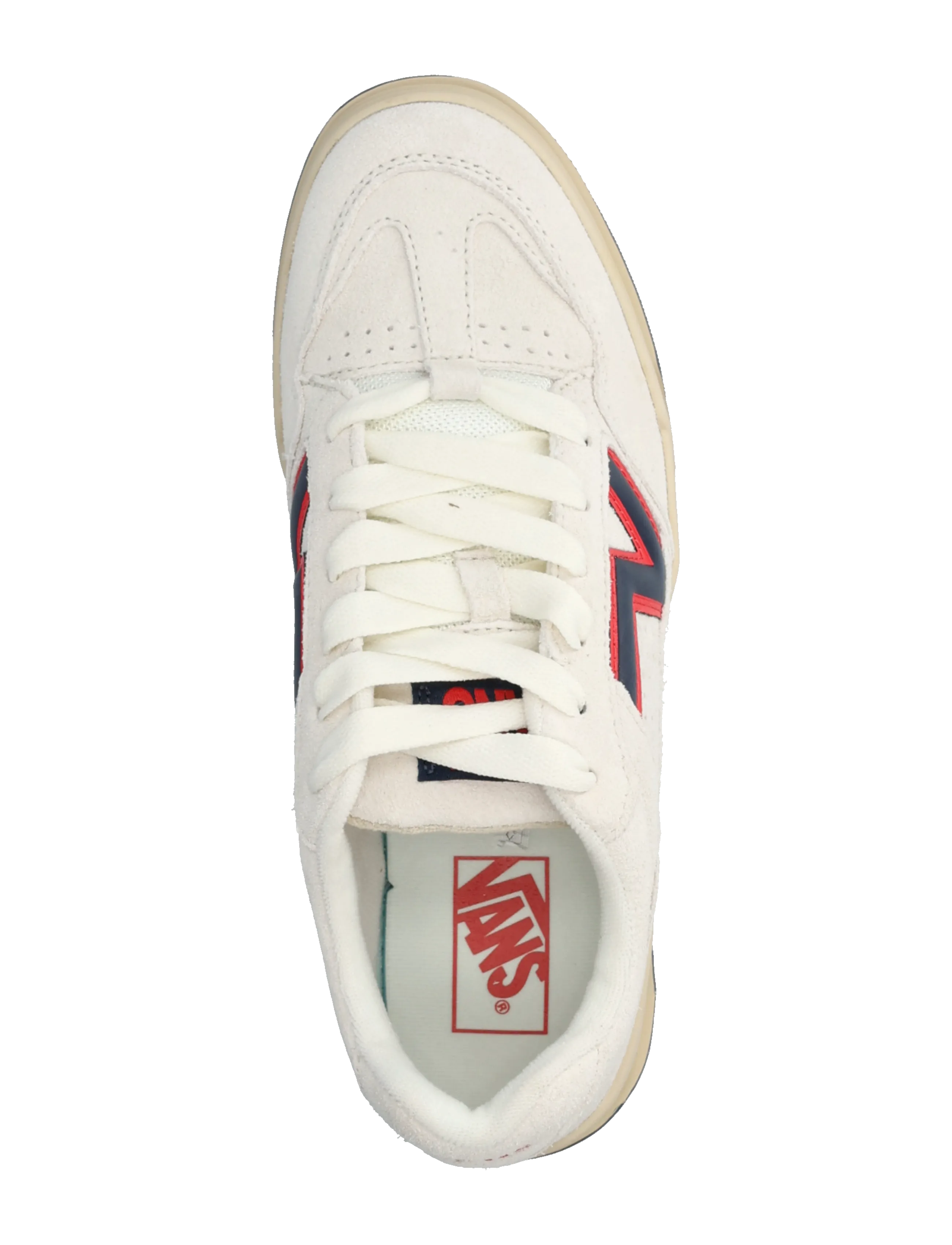 VANS - Upland - niedrige sneakers - white/red - 3