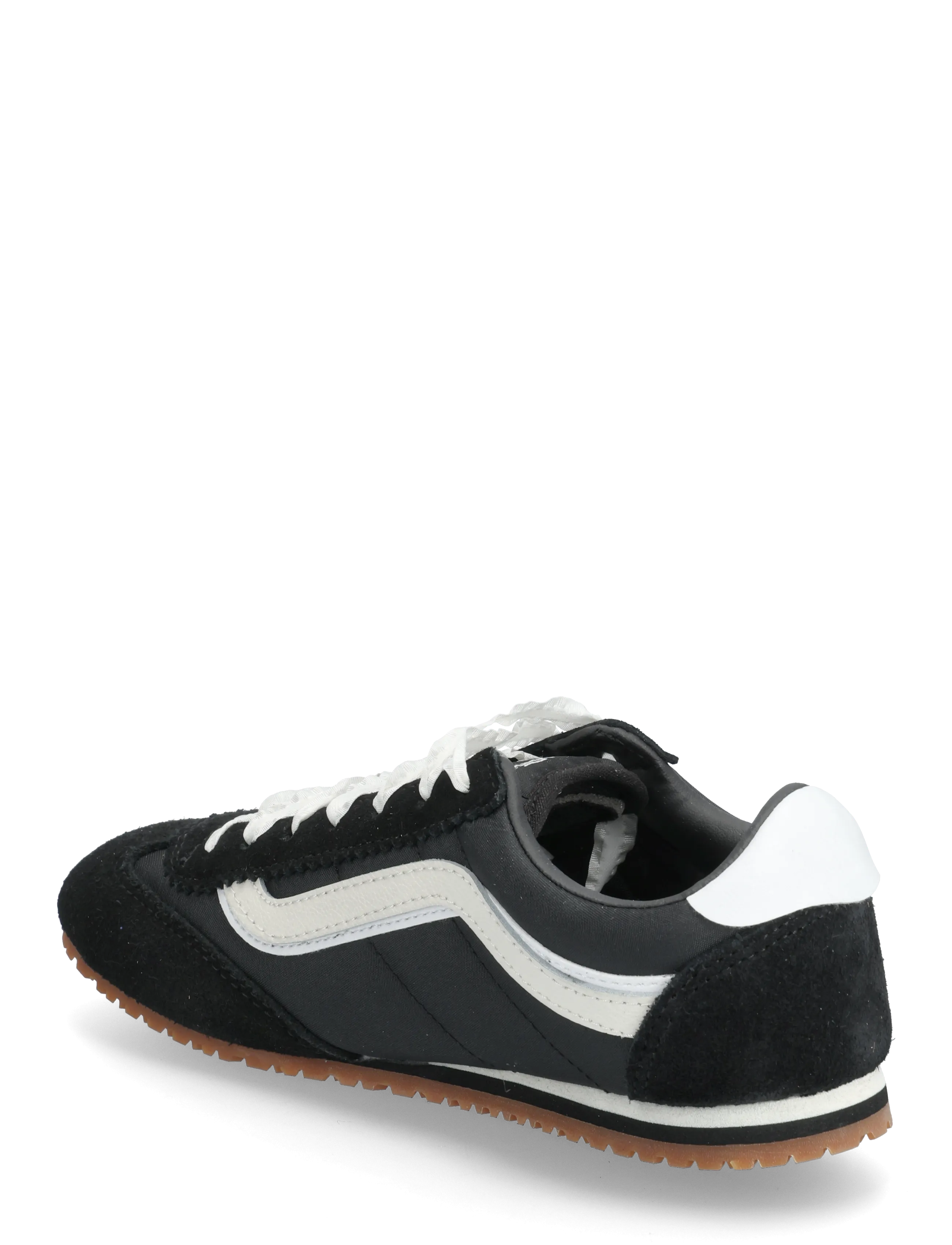 VANS - Super Lowpro - lágir strigaskór - black/white - 2