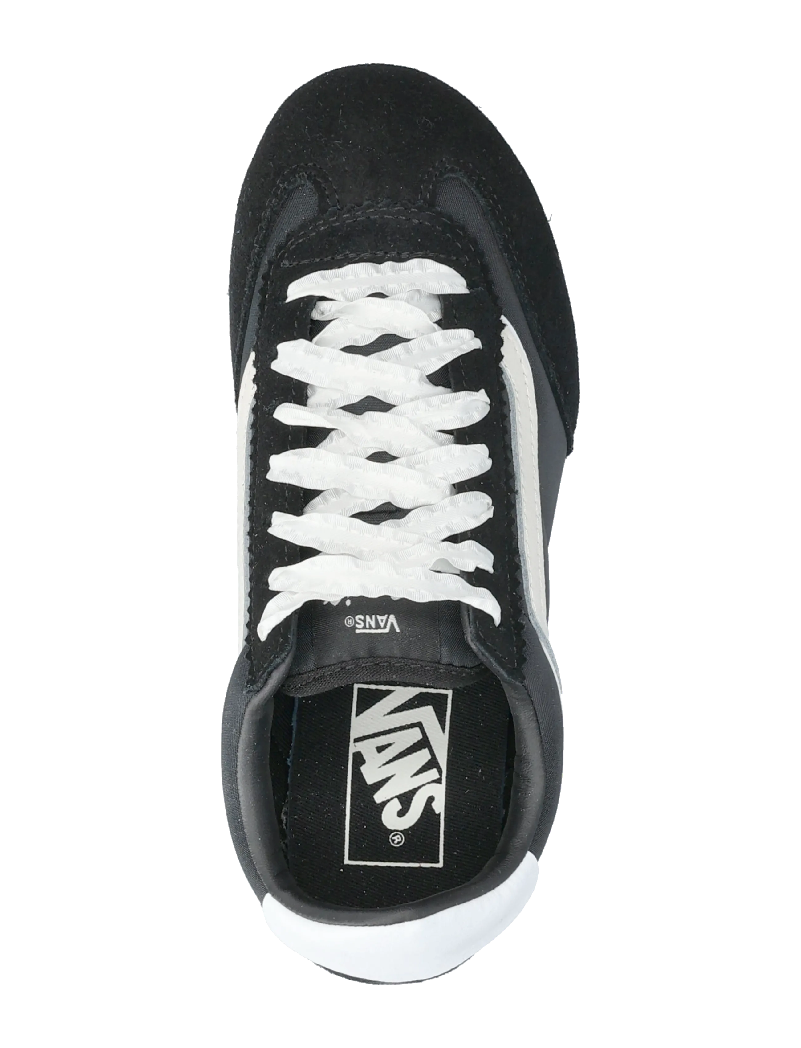 VANS - Super Lowpro - lágir strigaskór - black/white - 3