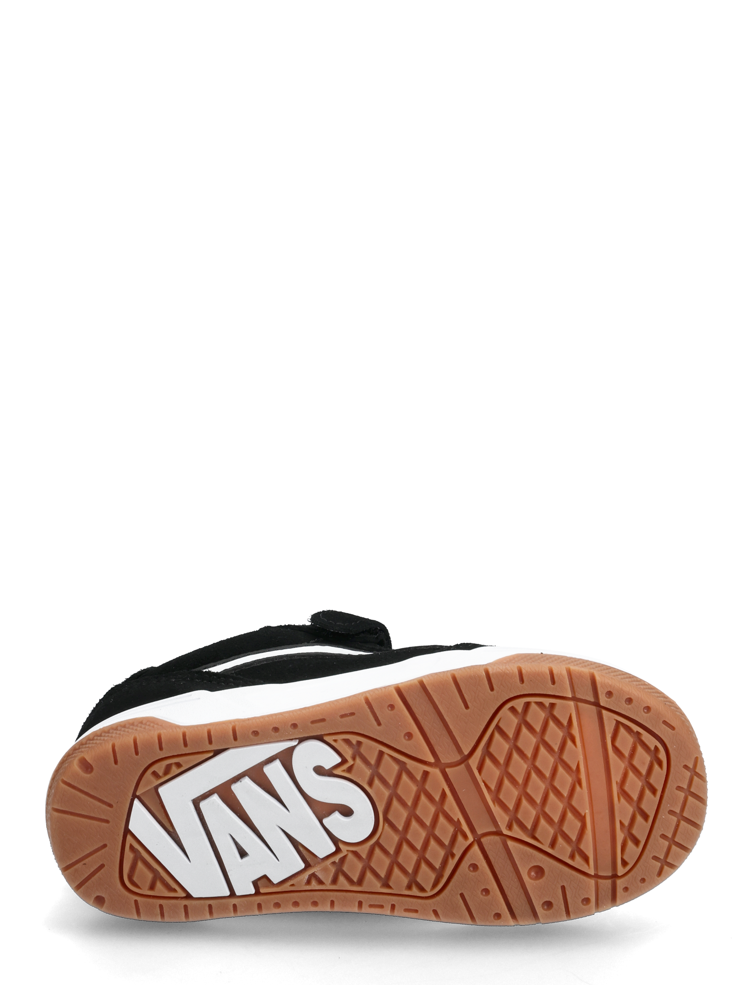VANS - Hylane V - low-top sneakers - black/white/gum - 4
