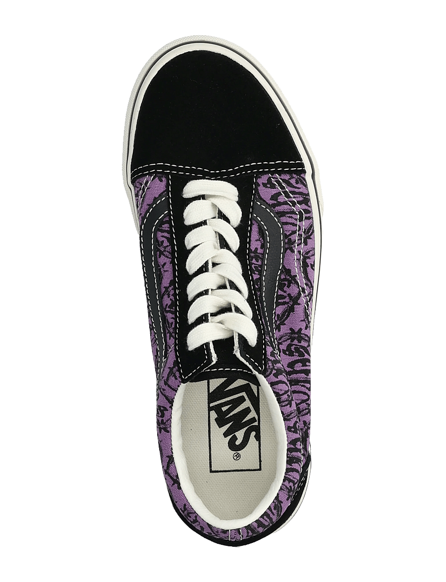 VANS - Old Skool - låga sneakers - black/purple - 3