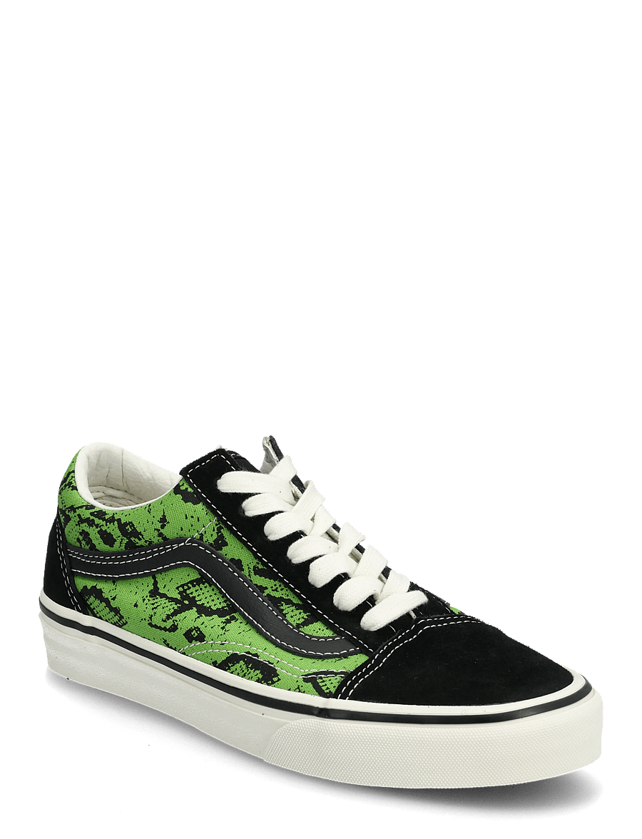 VANS - Old Skool - lave sneakers - black/lime - 0