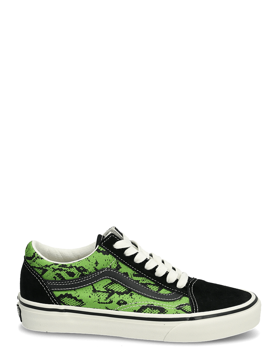 VANS - Old Skool - lave sneakers - black/lime - 1