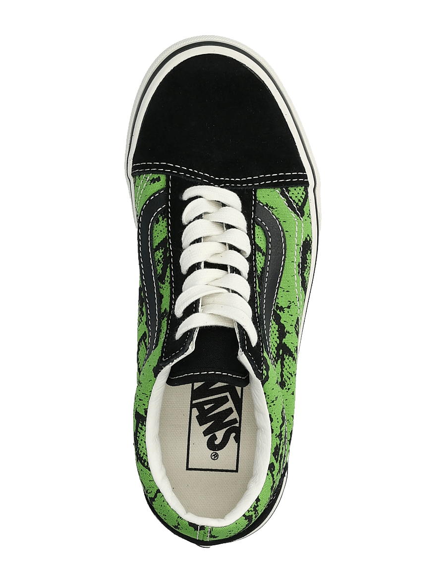 VANS - Old Skool - lave sneakers - black/lime - 3