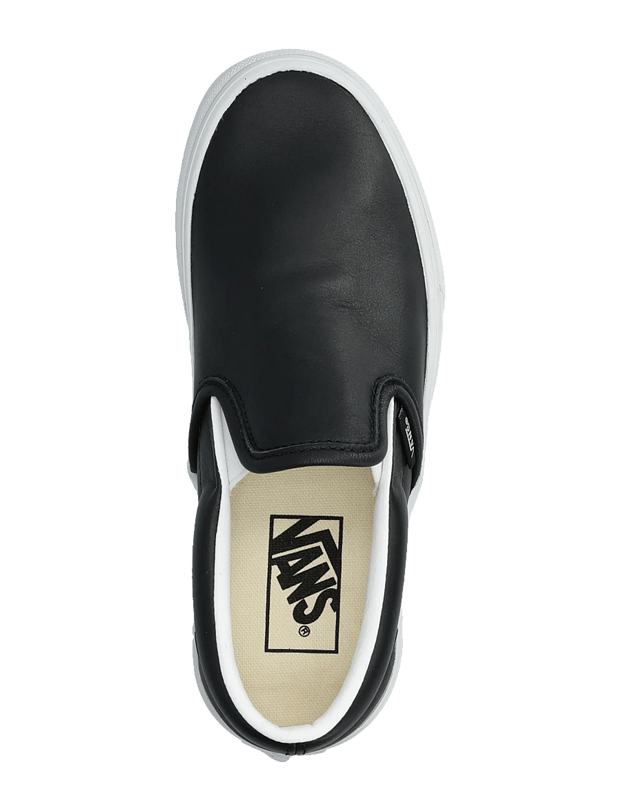 VANS - Classic Slip-On - niedriger schnitt - black/true white - 3