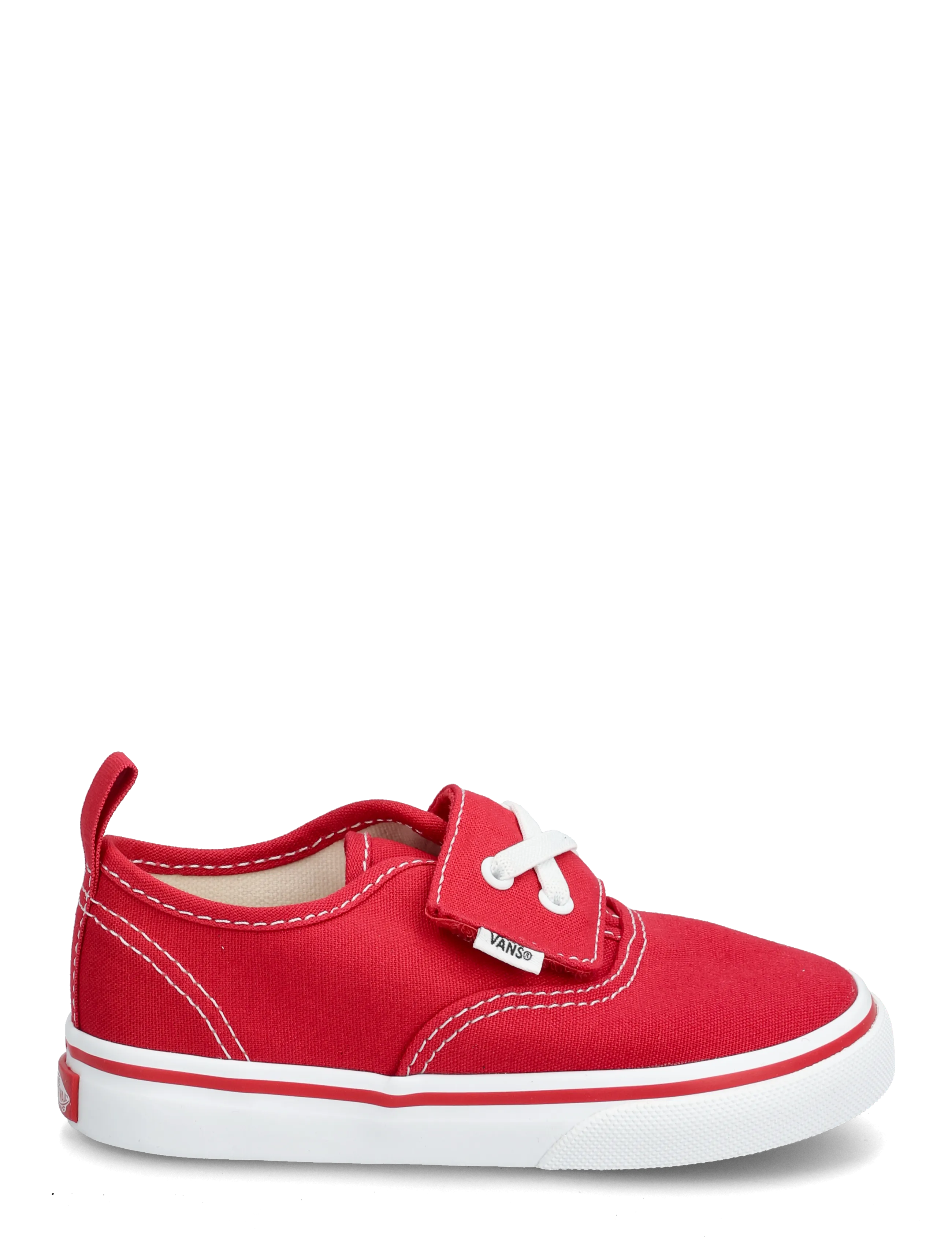 VANS - Authentic Elastic V - tyg sneakers - red - 1