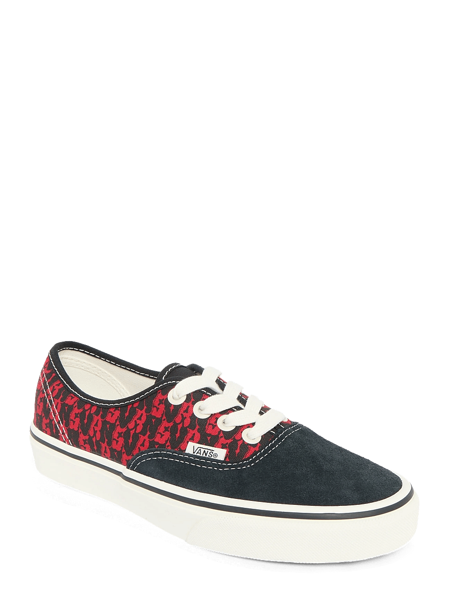 VANS - Authentic - lave sneakers - black/racing red - 0