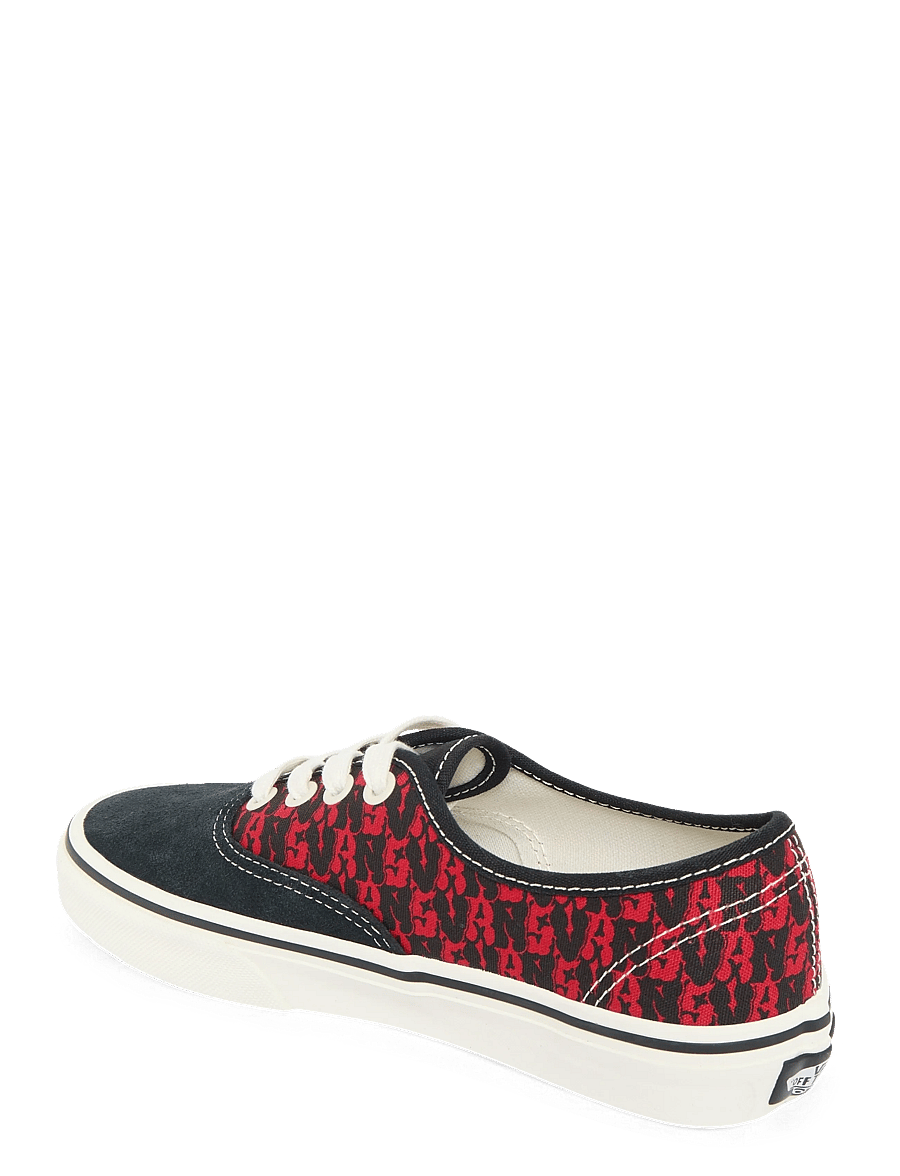 VANS - Authentic - lave sneakers - black/racing red - 1