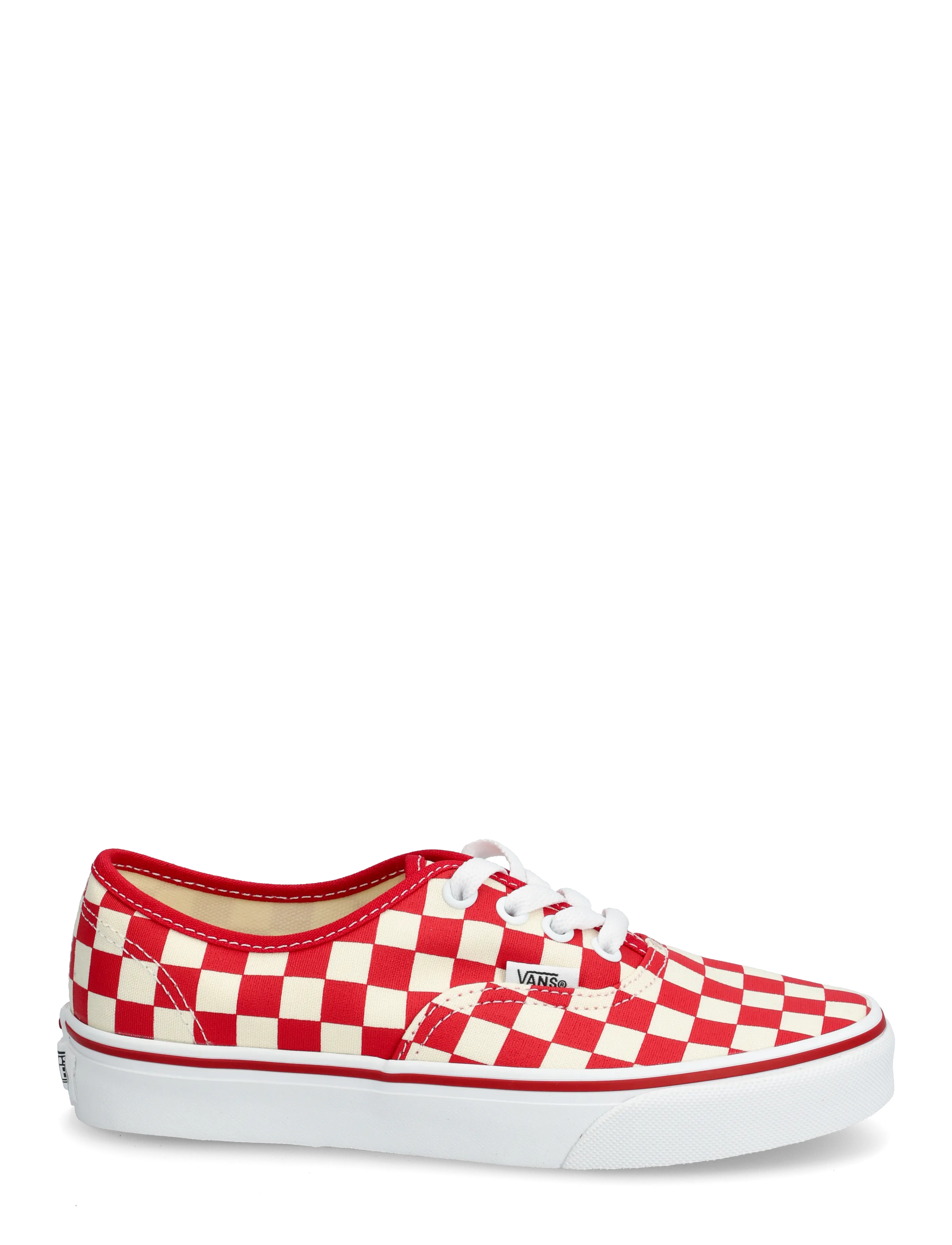 VANS - Authentic - lave sneakers - racing red/white - 1