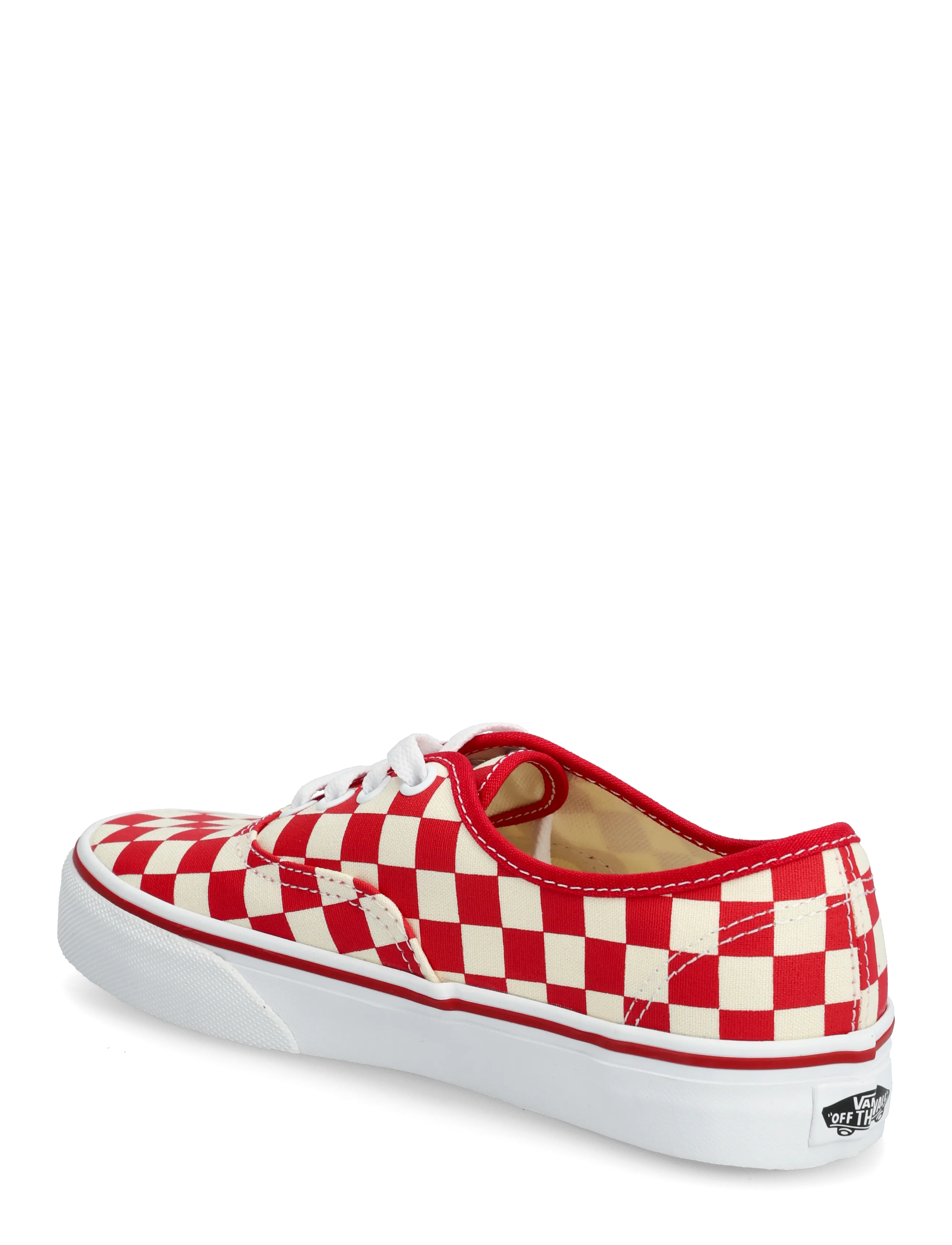 VANS - Authentic - lave sneakers - racing red/white - 2