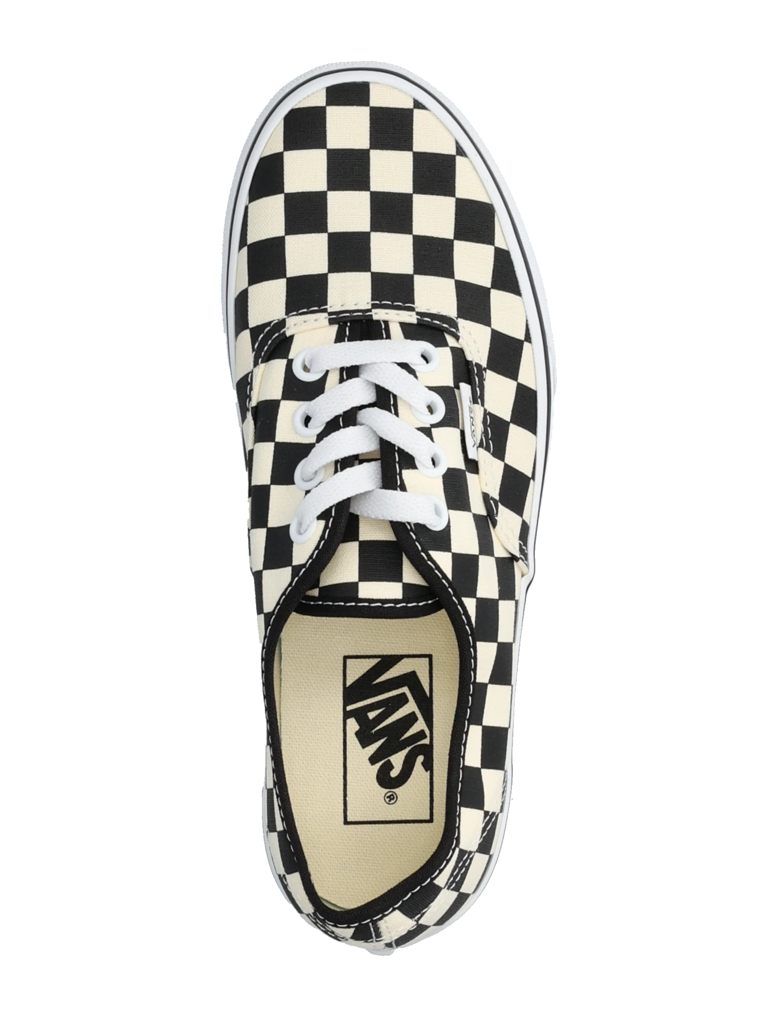 VANS - Authentic - lave sneakers - black/white - 3