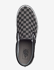 VANS - UA Classic Slip-On - matalavartiset tennarit - black/pewter checkerboard - 5
