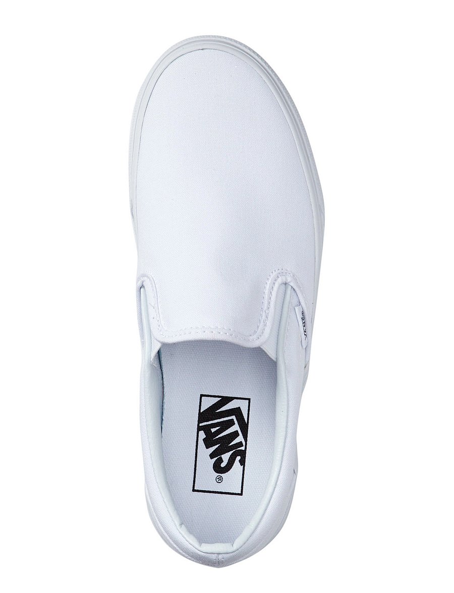 VANS - Classic Slip-On - niedriger schnitt - true white - 2