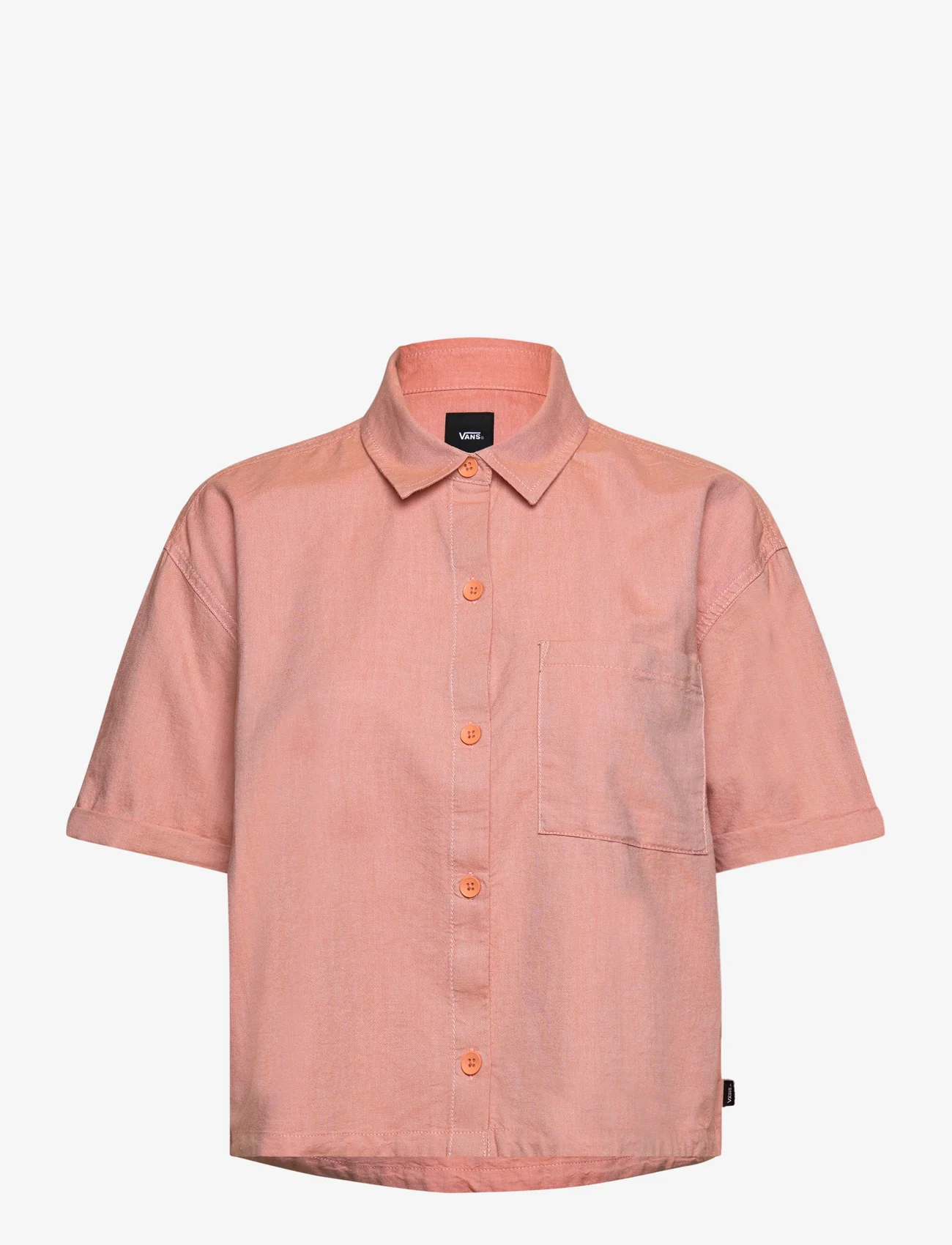 VANS - MCMILLAN SS TOP - overhemden met korte mouwen - abc copper tan - 0