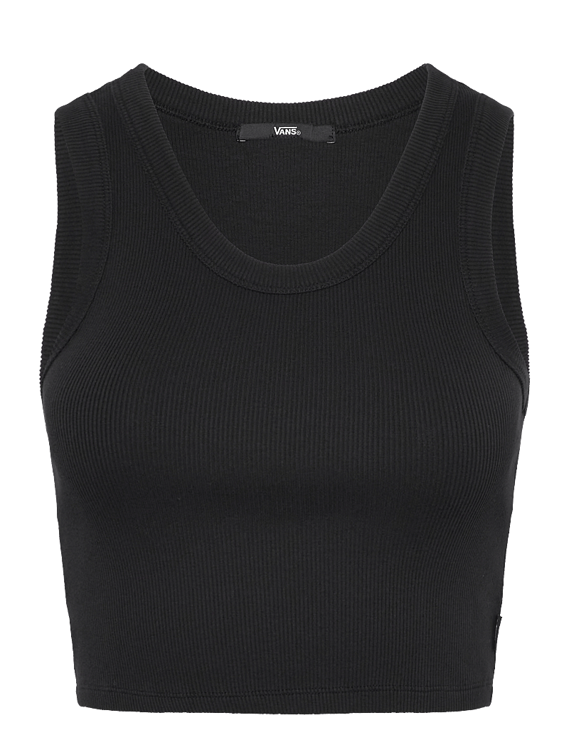VANS - Drew Rib Tank - toppe & t-shirts - black - 0