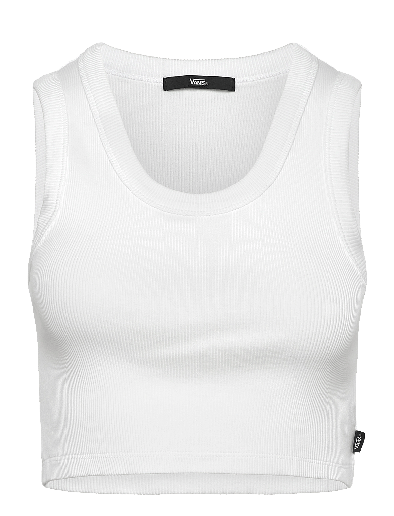 VANS - DREW RIB TANK - treenitopit - skate classics white - 0