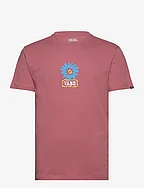 DUAL BLOOM SS TEE - WITHERED ROSE