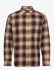 VANS - BAILEY LS WOVEN - checkered shirts - blackberrywine/antelope - 0