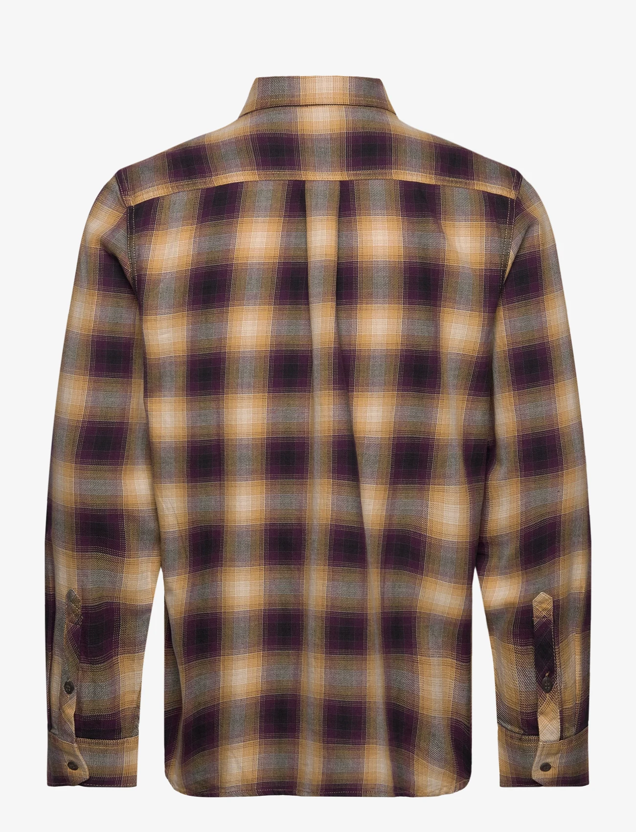 VANS - BAILEY LS WOVEN - checkered shirts - blackberrywine/antelope - 1