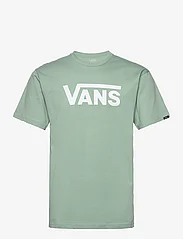 VANS - MN VANS CLASSIC - short-sleeved t-shirts - iceberg green/white - 0