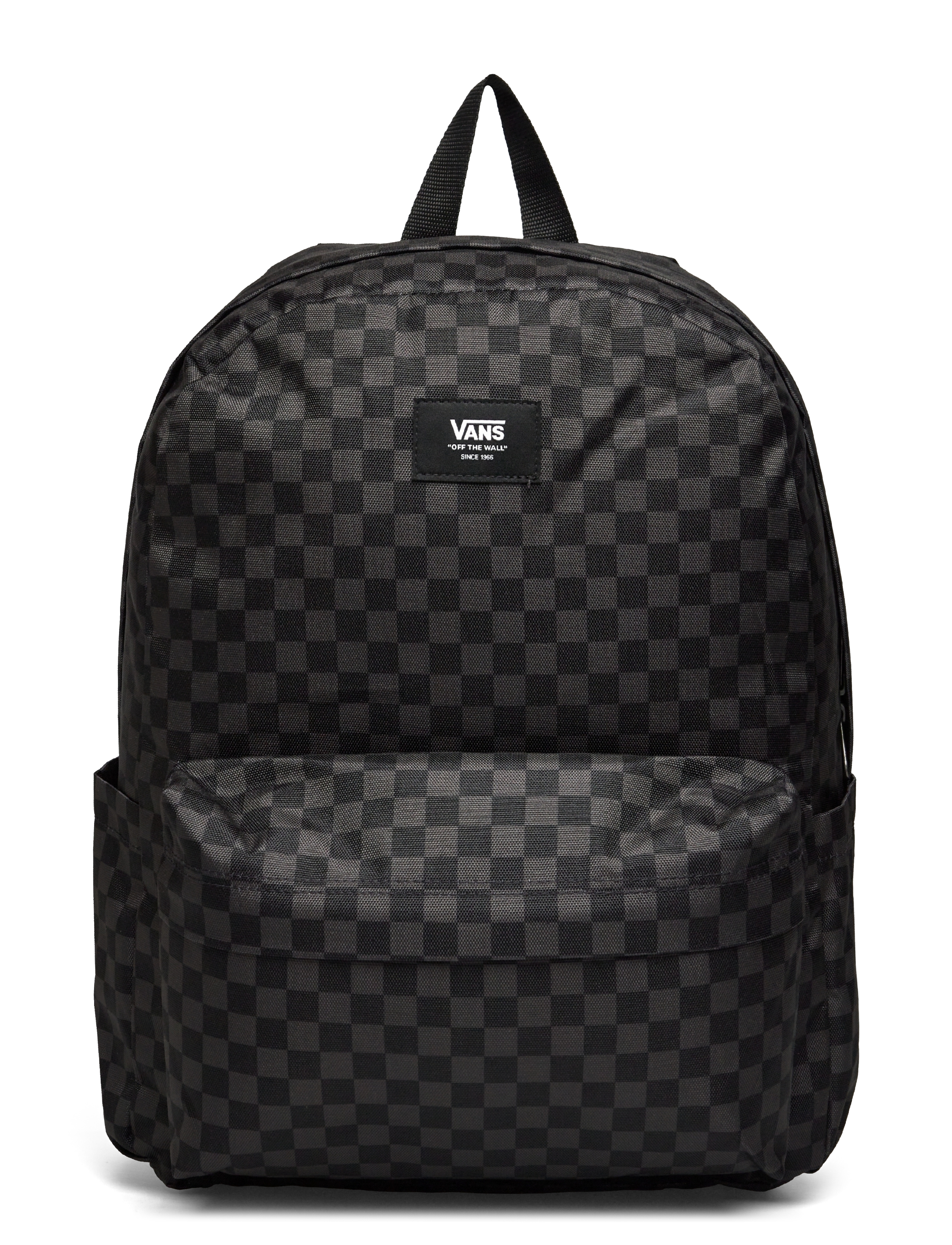VANS Old Skool Check Backpack, Mænd, Ternet Rygsæk, Sort, Str: ONE SIZE