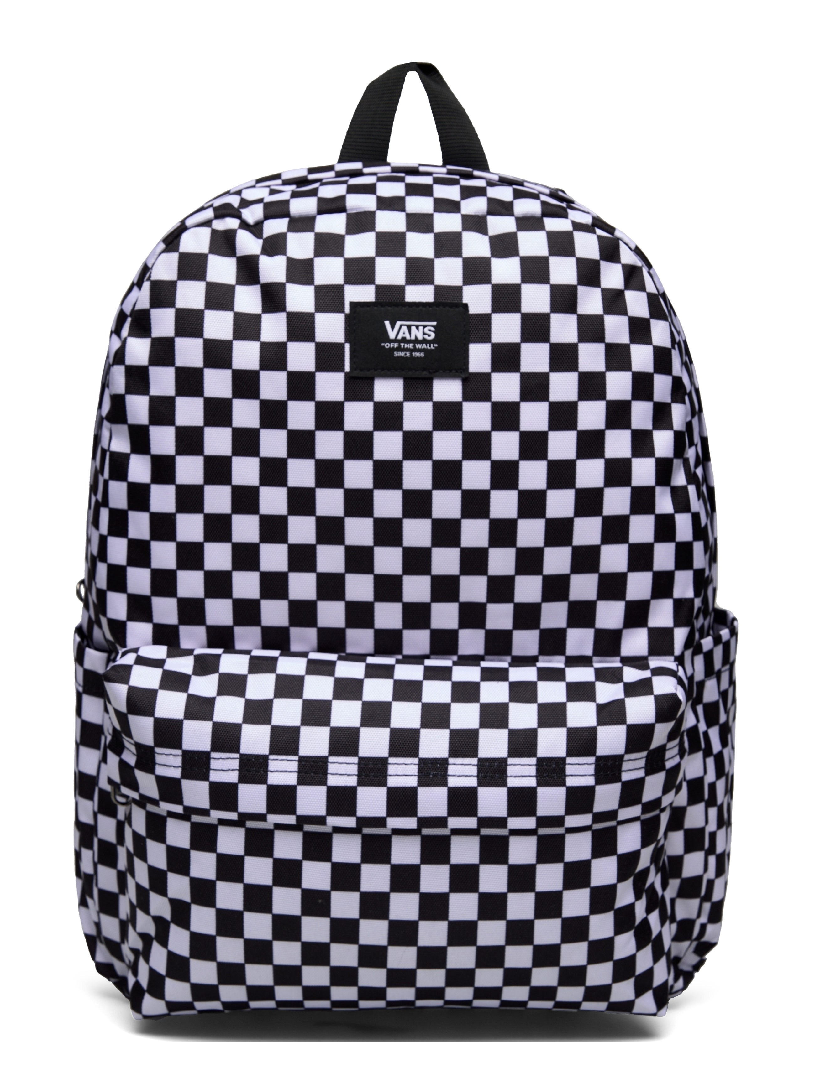 VANS Old Skool Check Backpack, One Size, Black, Sport Training Bags > Sport Backpacks, Dame
