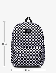 VANS - Old Skool Check Backpack - laveste priser - black/white - 5