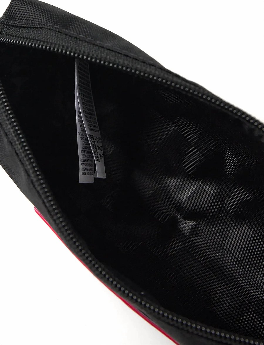 VANS - Old Skool Pencil Pouch - najniższe ceny - black/chili pepper - 4
