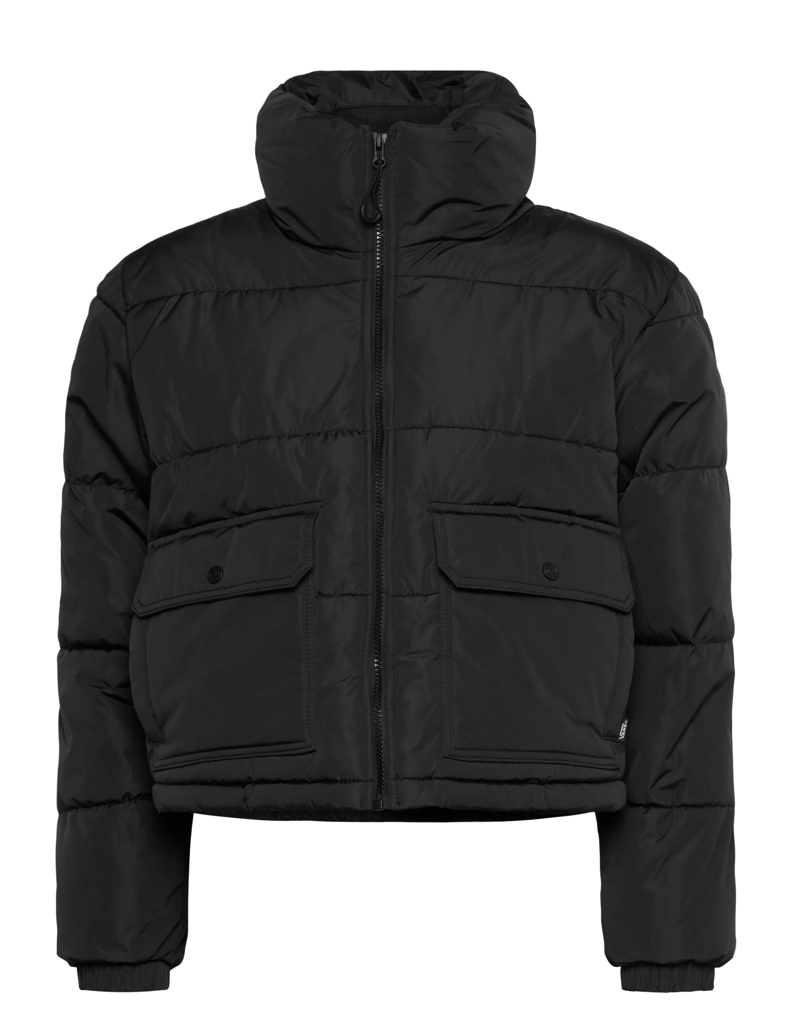 VANS Mte Aubrey Primaloft Puffer, Kvinder, Kort Pufferjakke, Sort, Str: XXL